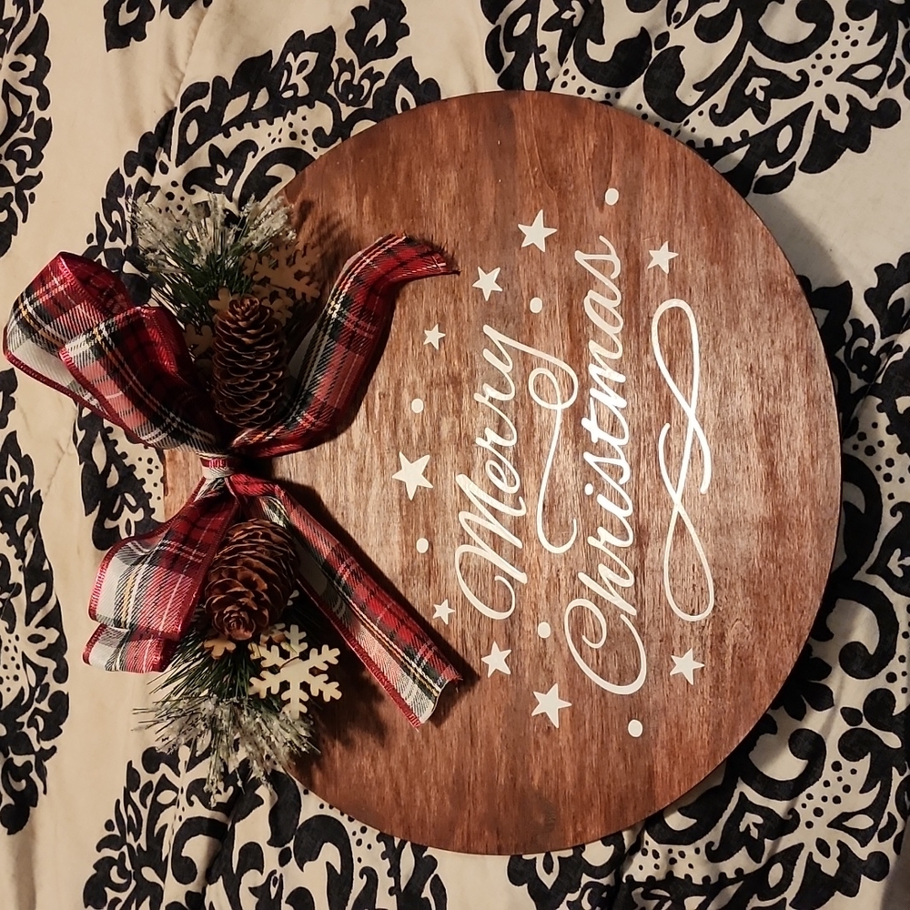 Christmas Round Sign